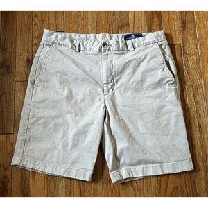 Vineyard Vines Breaker Shorts Men’s 33 Tan  8.5” Inseam Stretch Chino Golf